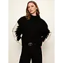 Color Block Mockneck Pullover-