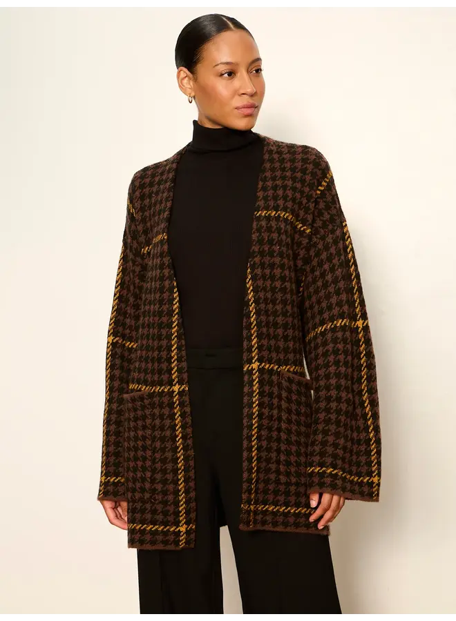 Jacquard Coatigan-