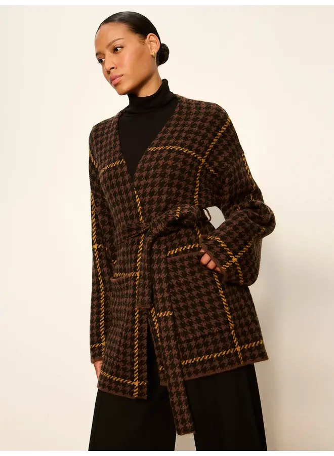 Jacquard Coatigan-