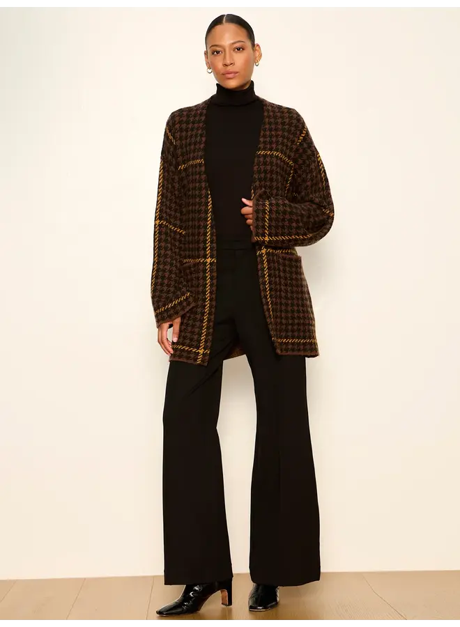 Jacquard Coatigan-