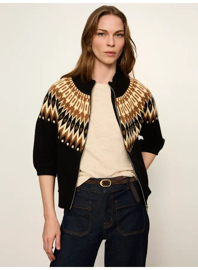 Fairisle Zip Up-