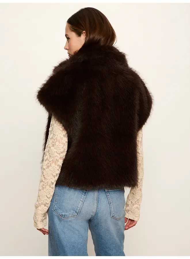 Silky Fur Vest-