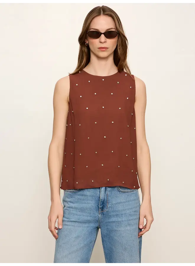 Margo Embellished Shell Top-