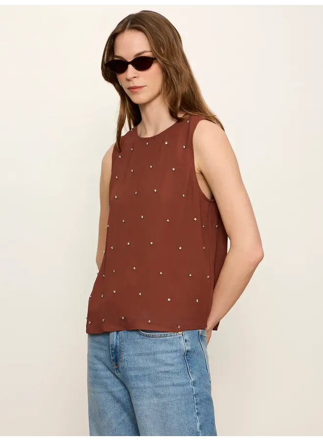 Margo Embellished Shell Top-