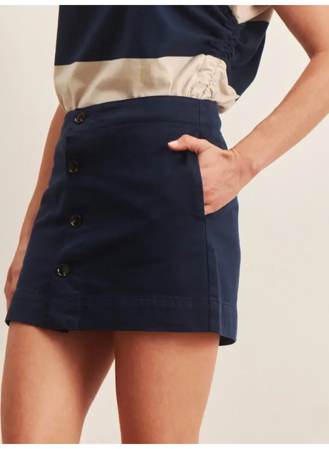 Mila Mini Skirt Navy Blazer