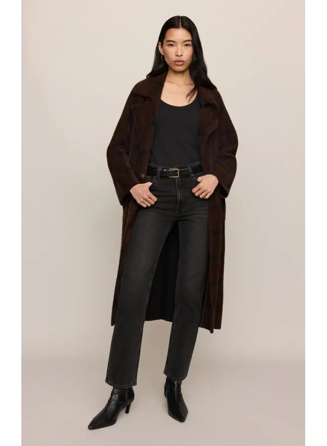 Crosby Plaid Cocoon Coat