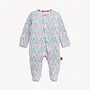 Mistle Bow Waffle Footie