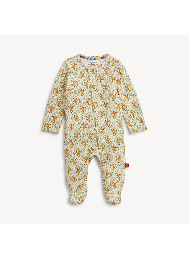 Fleur Sauvage Right Fit Footie