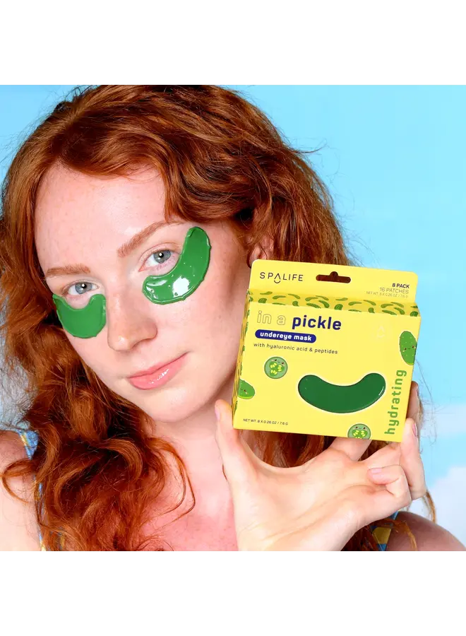 Pickle Shaped Hydrating Eye Patches 8 Pack