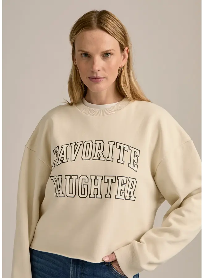 The Cropped Collegiate Sweatshirt-