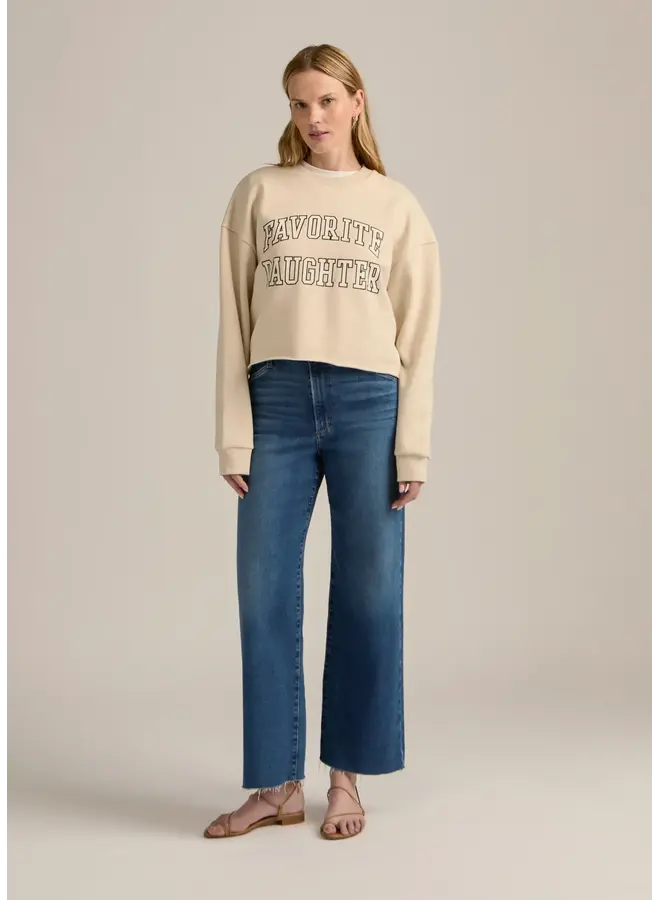 The Cropped Collegiate Sweatshirt-
