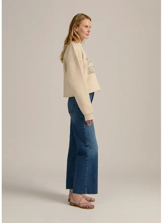 The Cropped Collegiate Sweatshirt-