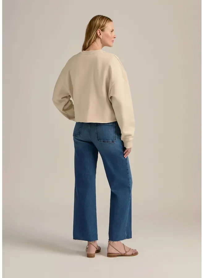The Cropped Collegiate Sweatshirt-