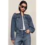 The Daily Denim Fur Jacket-