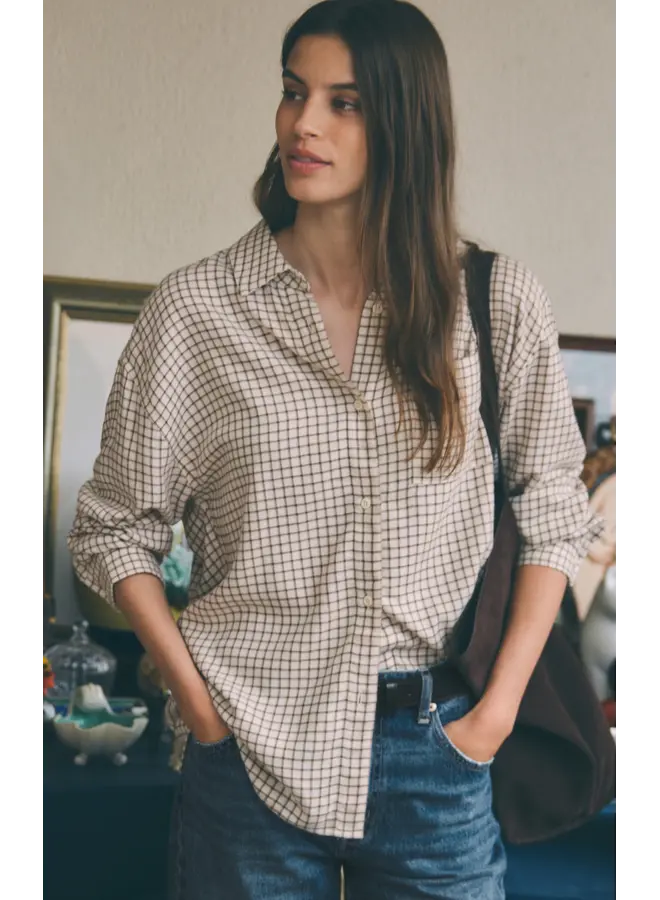 River Plaid Button Up-