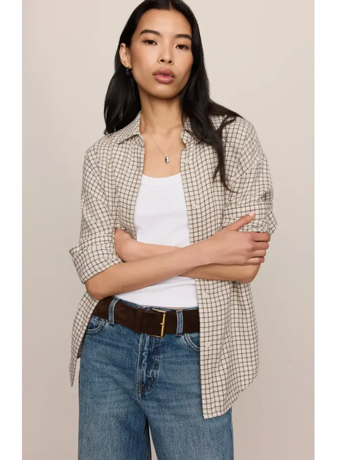 River Plaid Button Up-