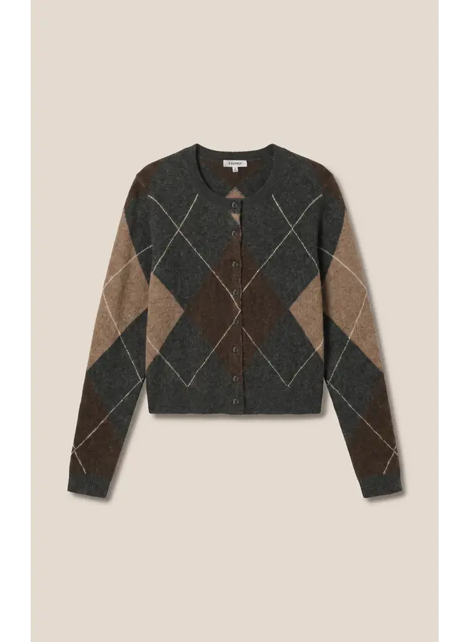 Medina Argyle Cardigan-