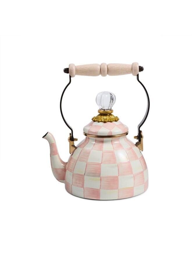 Rosy Check 1 Quart Tea Kettle