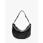 Lune Handbag - Naplak Patent- Black