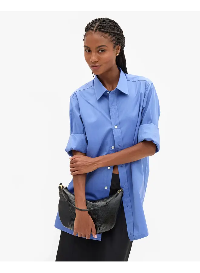 Lune Handbag - Naplak Patent- Black