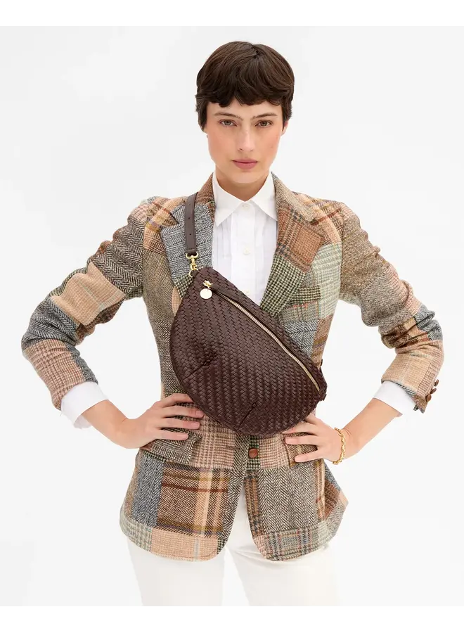 Grande Fanny - Woven Zig-Zag - Chocolate