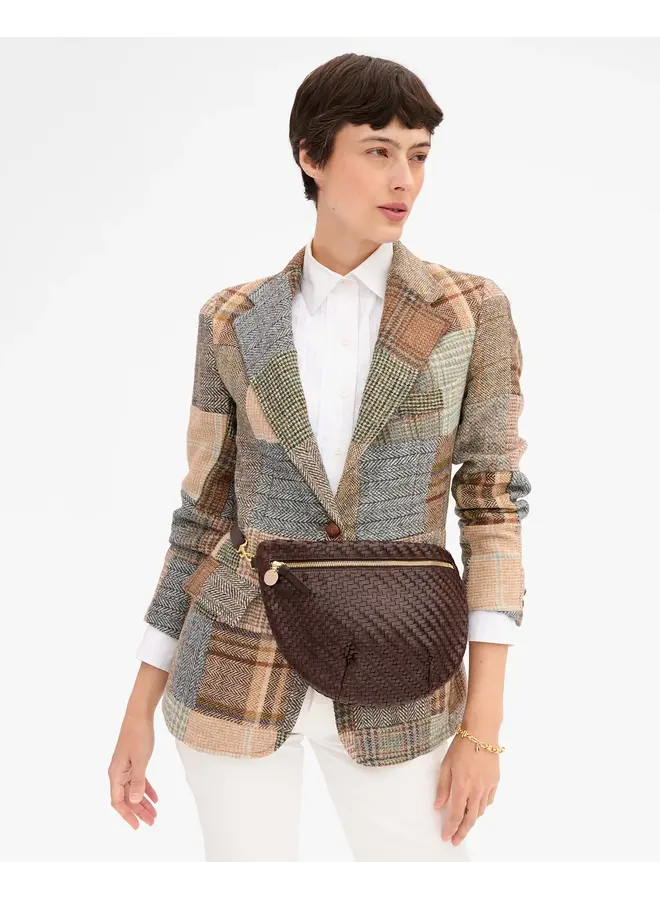 Grande Fanny - Woven Zig-Zag - Chocolate