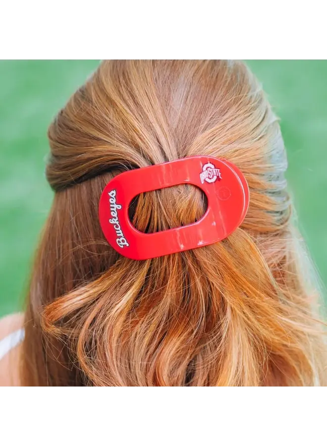Go Bucks! Medium Flat Round Clip