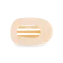 Round Flat Hair Clip - Medium-Almond Beige