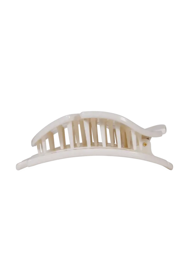 Flat Shape Hair Clip-Large-Sand Dollar