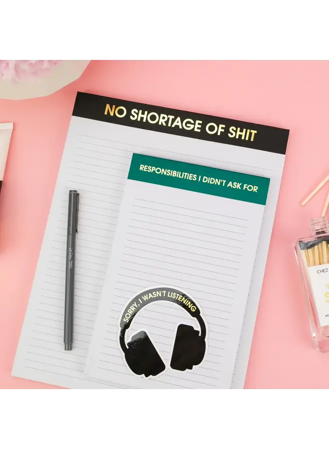 Responsibilities I Didn't Ask For Notepad
