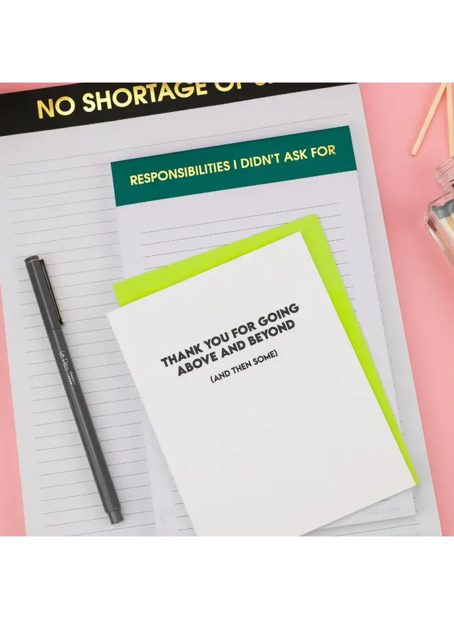 Responsibilities I Didn't Ask For Notepad