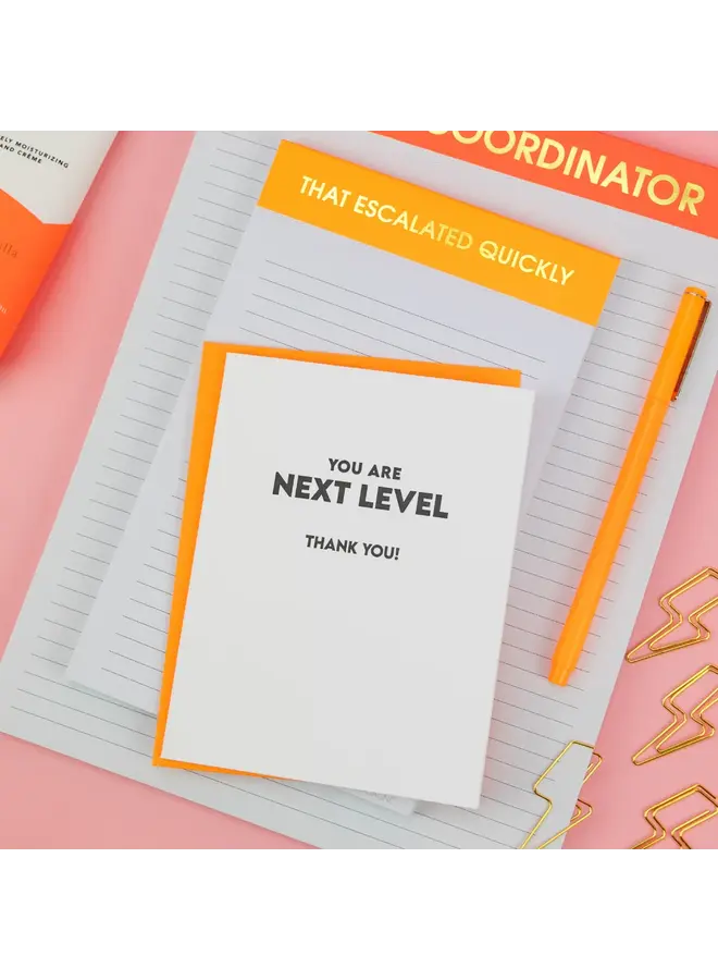 That Escalated Quickly Notepad