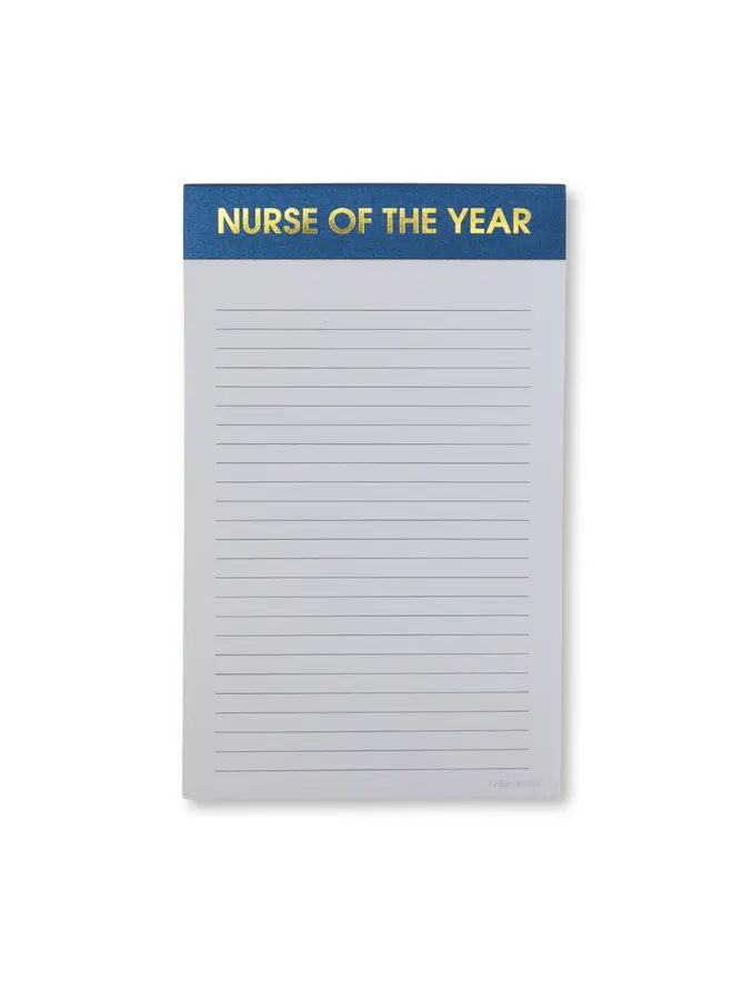 Nurse Of The Year Notepad