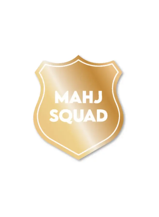 Mahj Squad-Shield Sticker