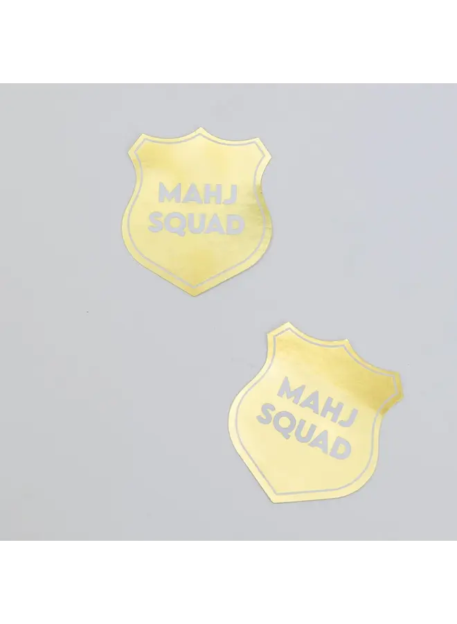 Mahj Squad-Shield Sticker