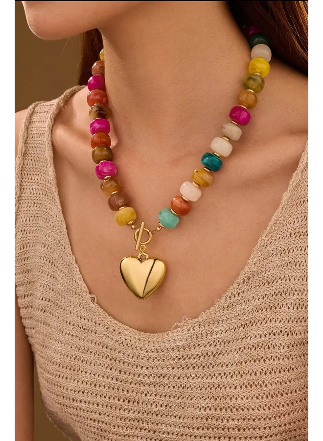 Heart Toggle Necklace