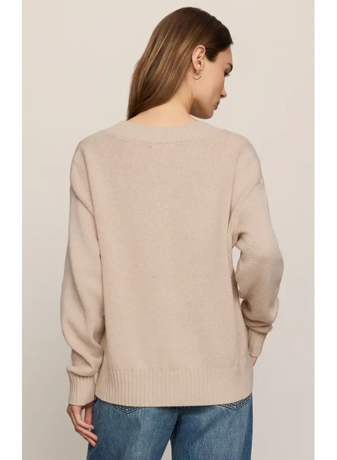 Cloud Spun V-Neck Sweater-