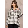 Plaid Waffle Button Up-