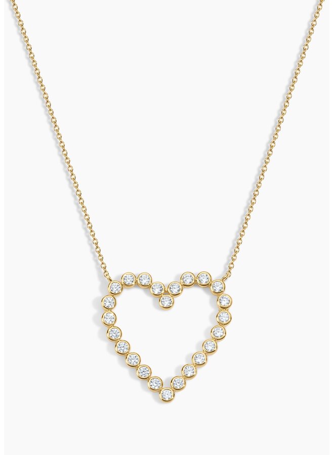 Fall In Love Necklace Gold