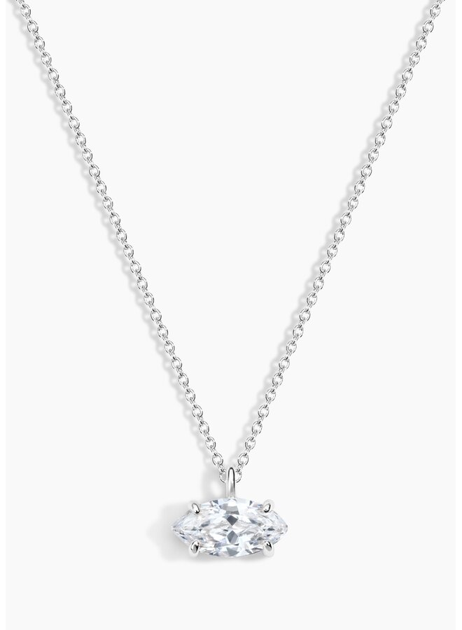Lyric Necklace Silver