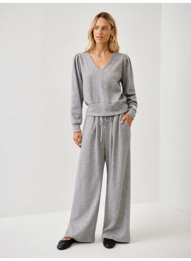 Cambria Pleated Sleeve Top-