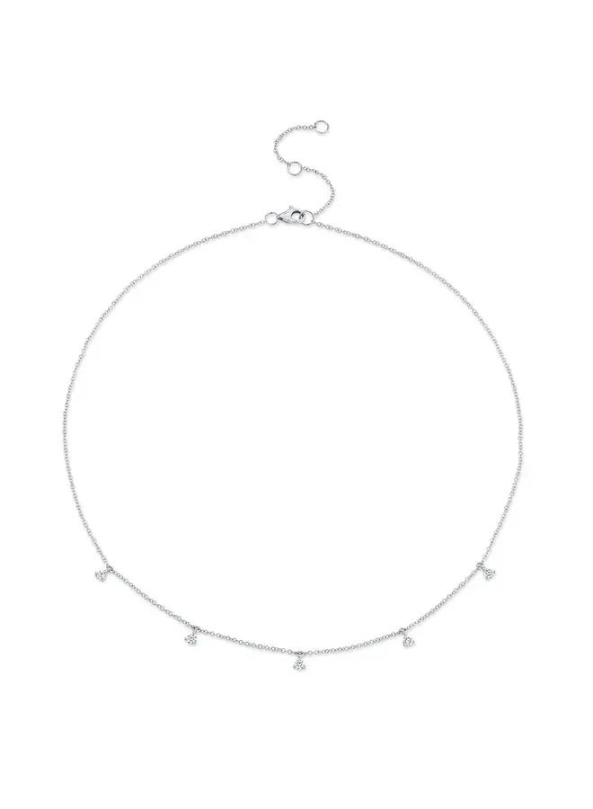 14KWG Diamond Necklace (0.30ct)