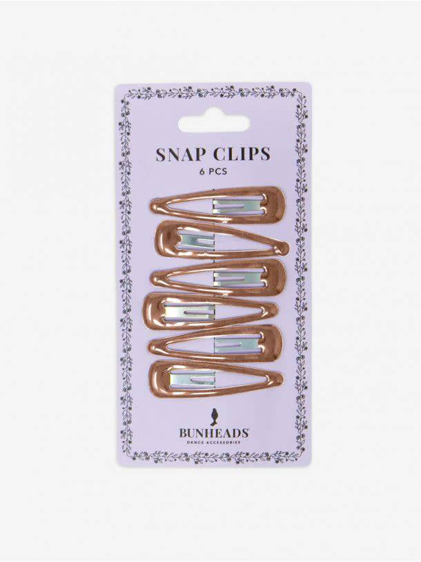 Capezio Snap Clips (Light Brown) - BH1513