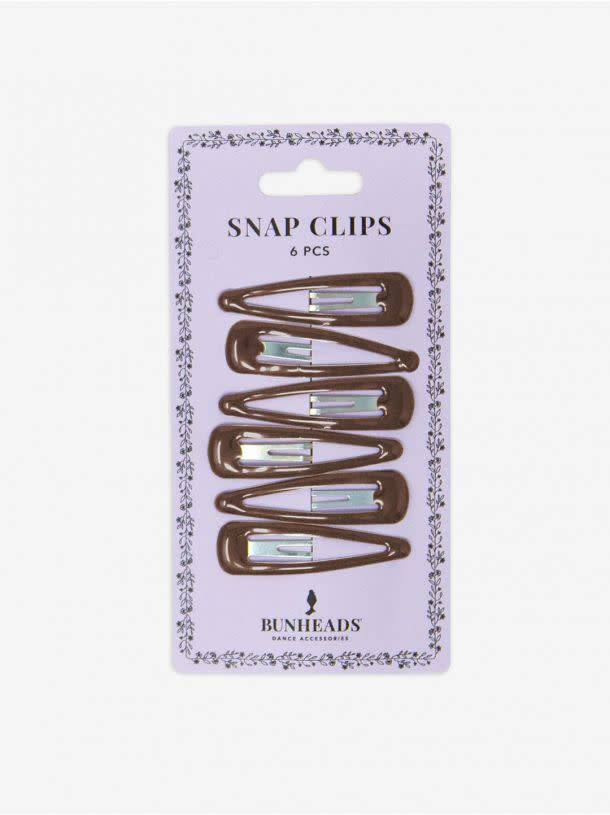 Capezio Snap Clips (Dark Brown) - BH1514
