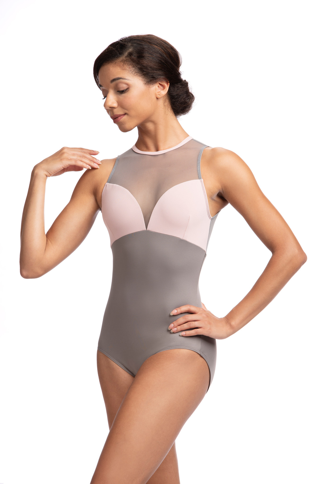 mesh leotard