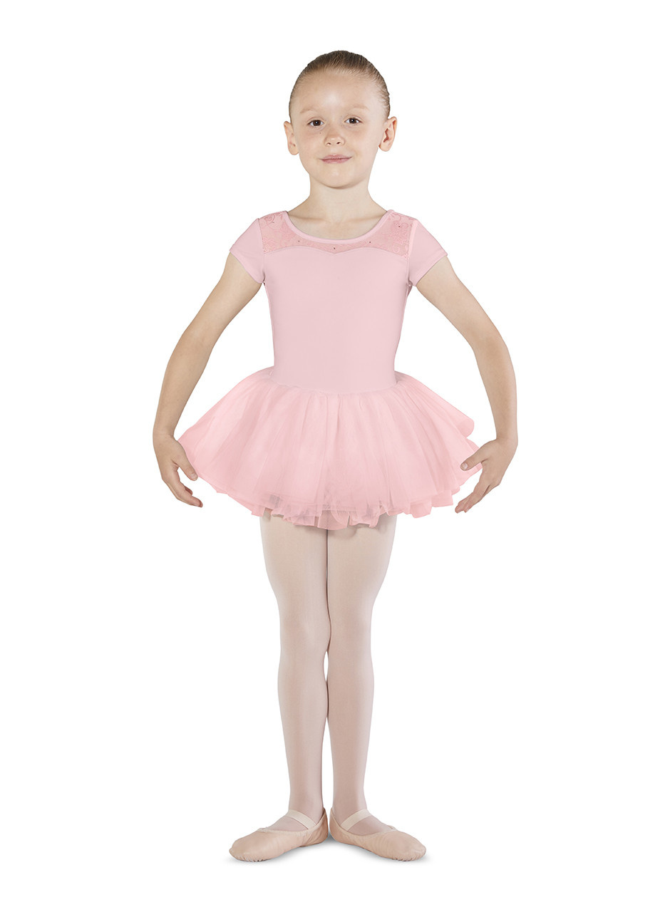 Mirella M1511C Flower Mesh Kids tutu leotard - Dance Plus Miami