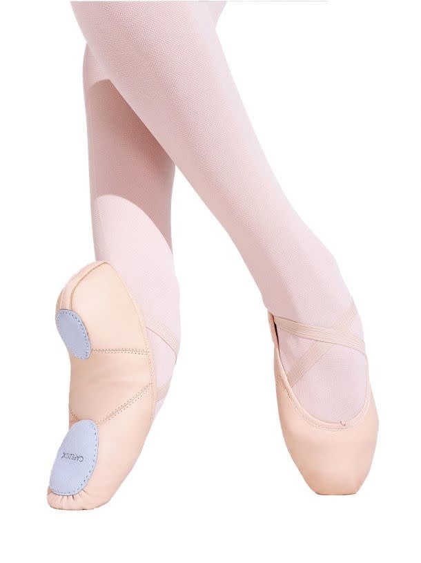 Capezio "Juliet" Leather Split-Sole Ballet Slipper