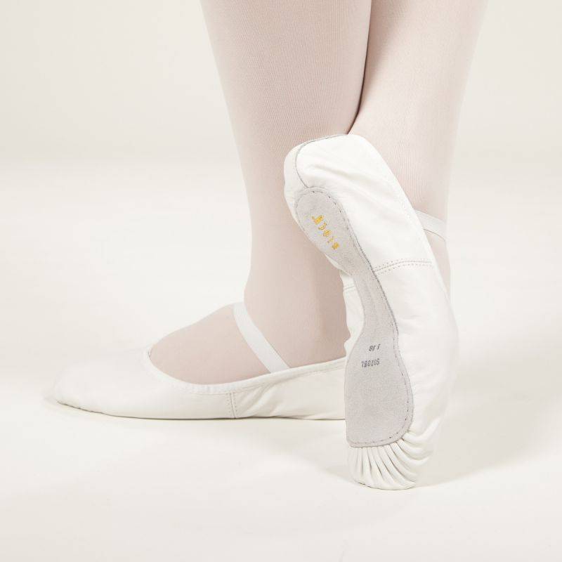 Bloch/Mirella Bloch Leather Full Sole Ballet Slippers - Adult
