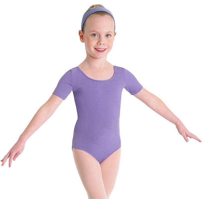 Bloch/Mirella Bloch Short Sleeve Leotard - Children