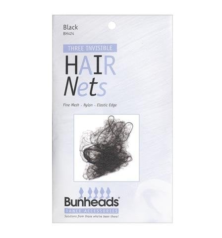 Capezio Bunheads Hair Nets - Black